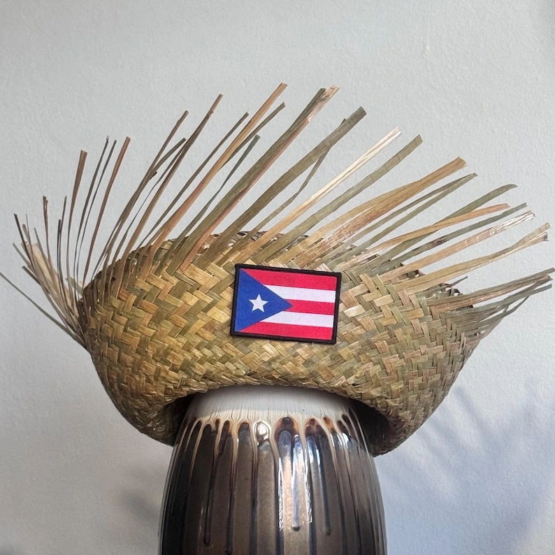 Pava, chapeau de paille traditionnel des jíbaros de Porto Rico